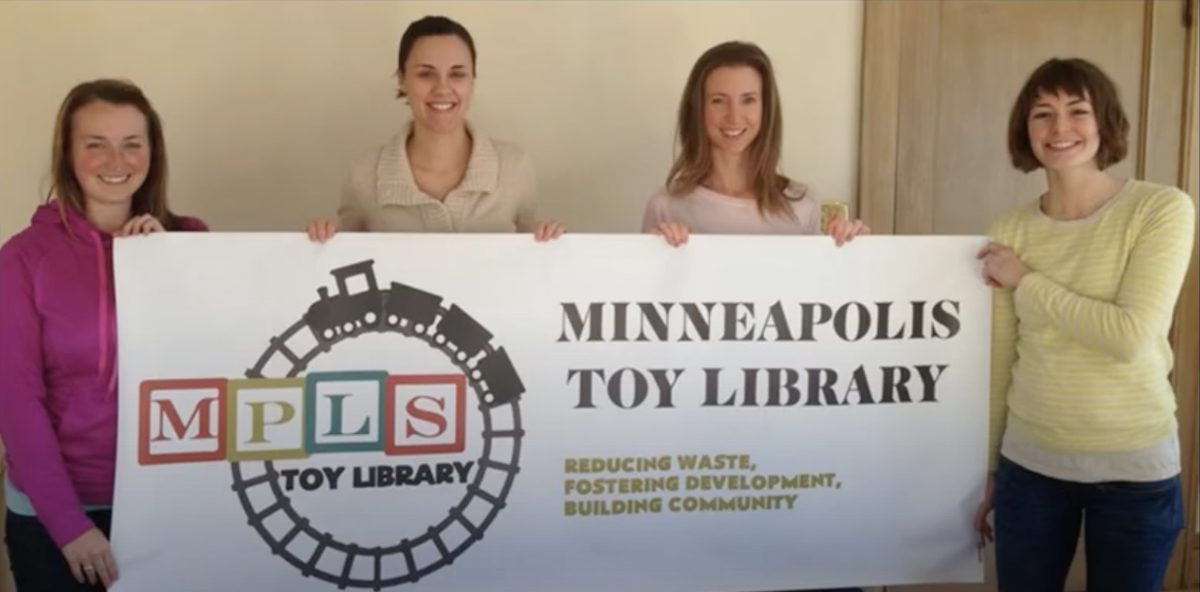 The four founding moms of the Minnesota Toy Library